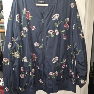 Lane Bryant Navy BomberJacket